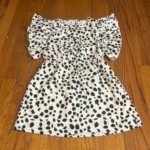 How To Kiss a Frog Girl’s Black and White Dress Size 8Y